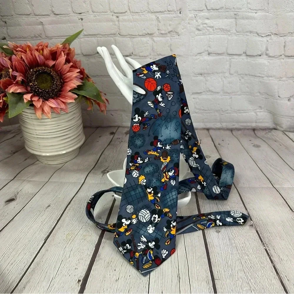 Disney mickey mouse sports tie preppy office business